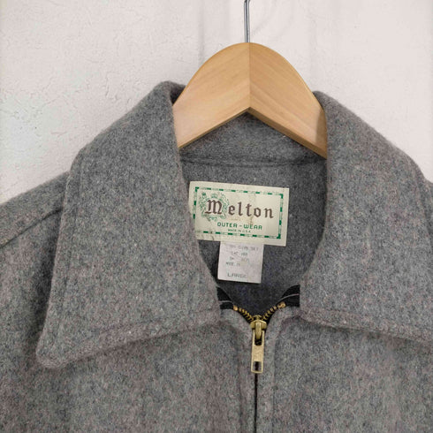 メルトン melton 70~80S 両胸フラップポケット ウールジャケット メンズ import:L
